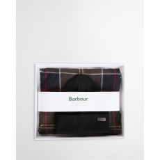 Barbour Swinton Beanie & Scarf & Galingale Scarf Gift Set Barbour Swinton Beanie & Scarf & Galingale Scarf Gift Set