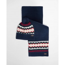 Barbour Kane Knitted Beanie & Scarf Gift Set Barbour Kane Knitted Beanie & Scarf Gift Set