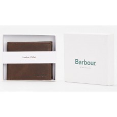 Barbour Padbury Billfold  Dark Brown