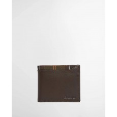 Barbour Brodick Leather/Tartan Bifold Wallet