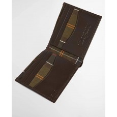 Barbour Brodick Leather/Tartan Bifold Wallet