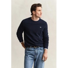 Gant Micro Textured Cotton C Neck