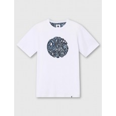 Pretty Green Rave-On Paisley Logo T-Shirt Pretty Green Rave-On Paisley Logo T-Shirt