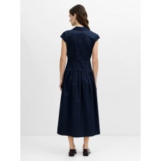 French Connection Alexis Poplin Striped Midi Dress French Connection Alexis Poplin Striped Midi Dress
