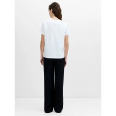 French Connection Mesh Bow Cotton T-Shirt French Connection Mesh Bow Cotton T-Shirt