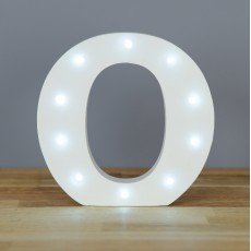 Light Up Letter O