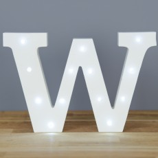Light Up Letter W