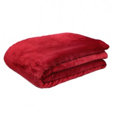 Softest Fleece Throw Scarlet 150 x 200