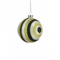 Glass Molly Bauble Multi Coloured 8cm