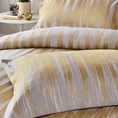 Bedeck Harlequinn Motion Bedding Ochre