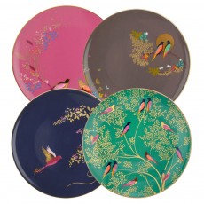 Sara Miller Chelsea Collection Cake Plates Set 4