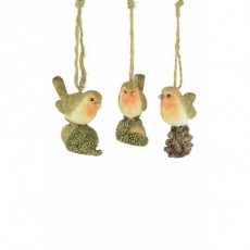 Brown Assorted Robin Hanger