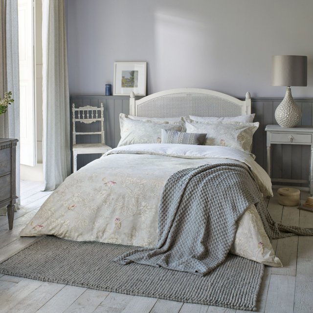 Bedeck Sanderson Chiswick Grove Duvet Cover Silver Duvet Covers