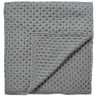 Sanderson Chiswick Grove Knitted throw 140 x 200 Silver