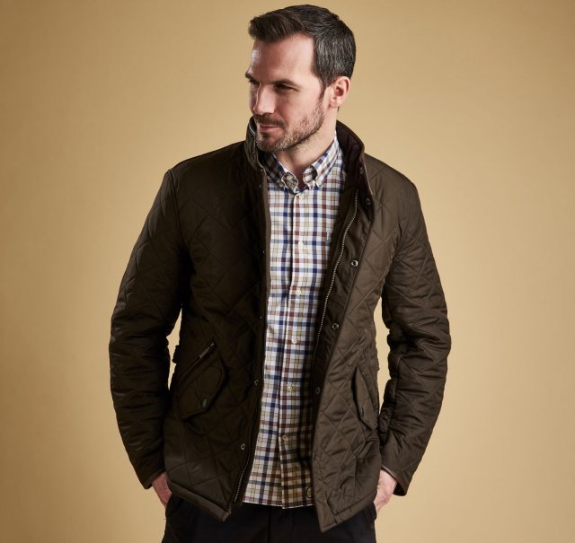 Barbour Powell Quilt Olive - Outerwear - Barbours