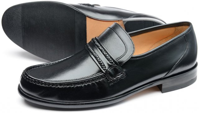 Loake Rome Shoe Black