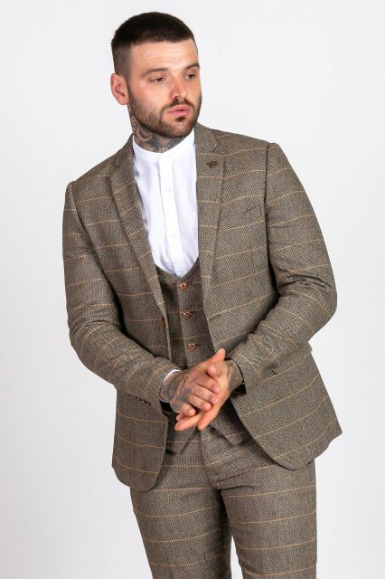 Marc Darcy Ted Tweed Check Jacket