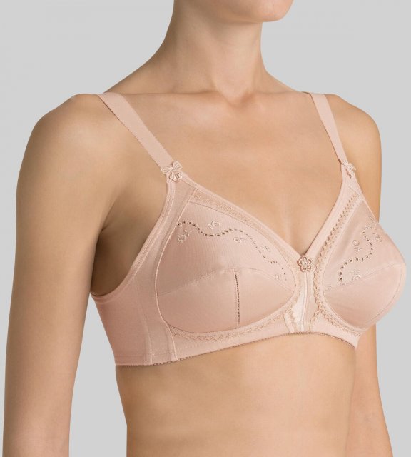 Buy TRIUMPH White Doreen + Cotton Bra 36D, Bras