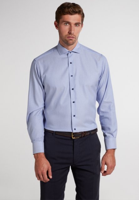 Eterna Shirt Blue/White