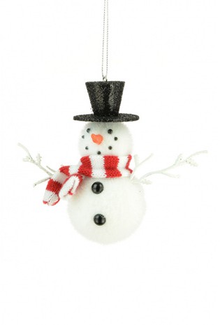 Snowman Decoration White