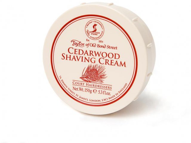 Sarome Taylors Cedarwood Shavin Cream In Bowl 150g