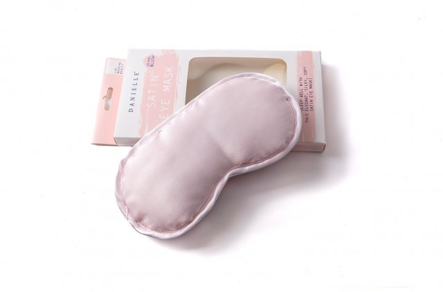 Danielle Satin Eye Mask Blush Pink