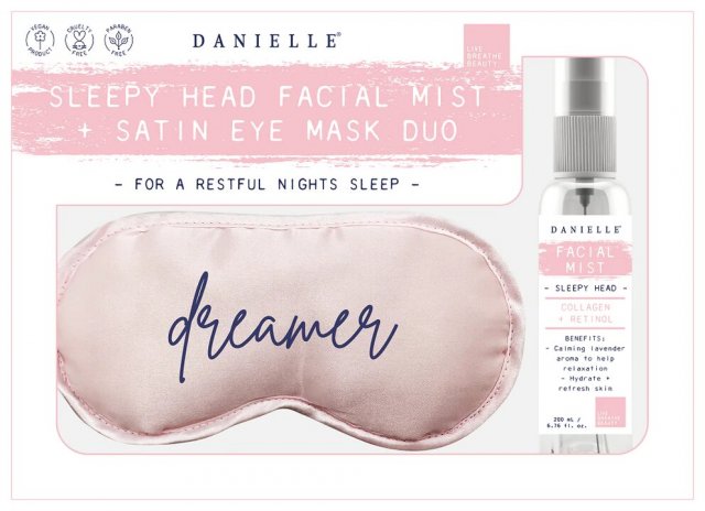 Danielle Pink Eye Mask & Sleep Spray