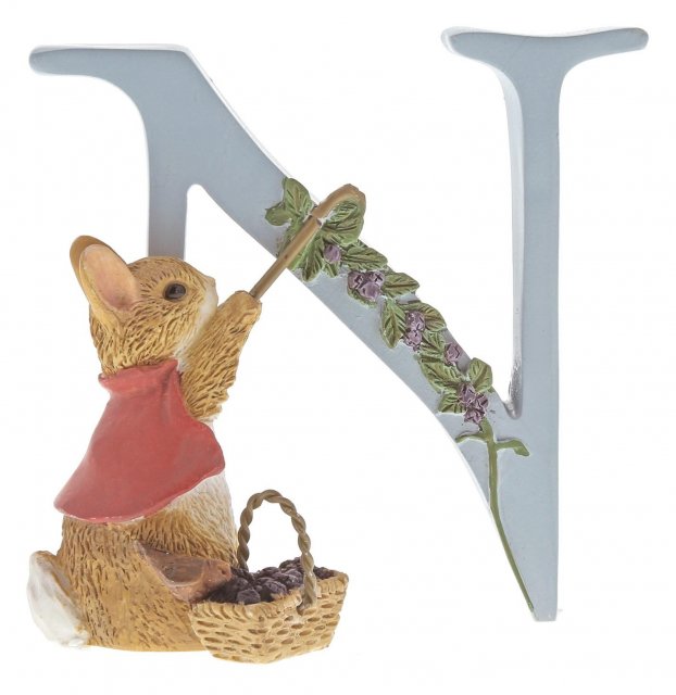 Beatrix Potter Letter N Cotton-Tail