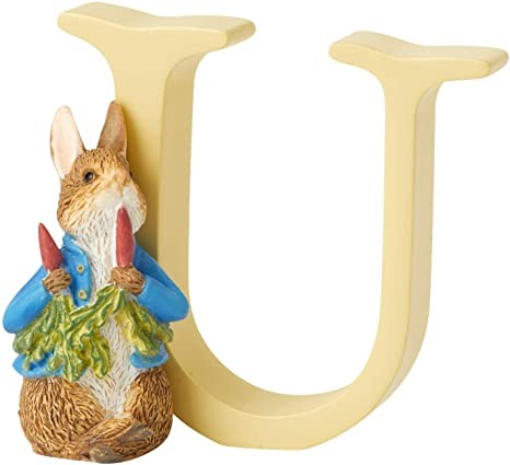 Beatrix Potter Letter U Peter Rabbit With Radishes