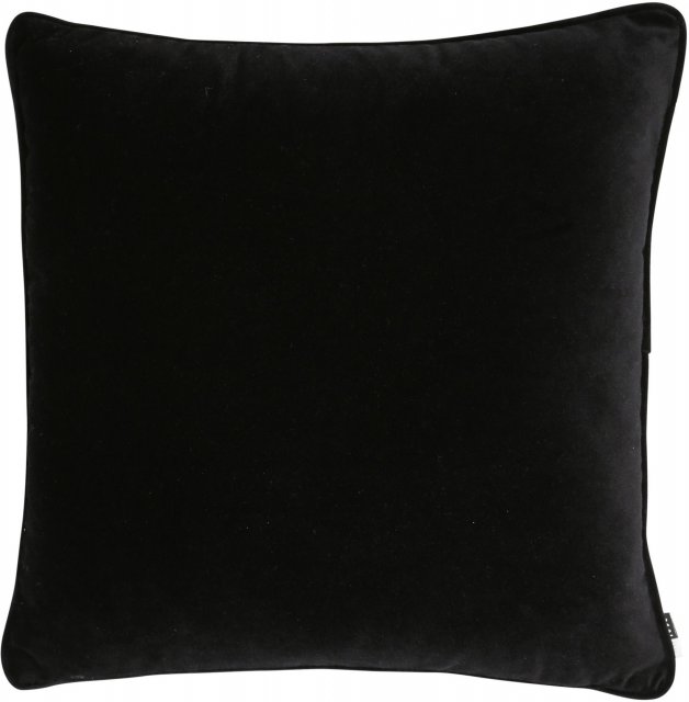 Velvet Piped Black 43x43