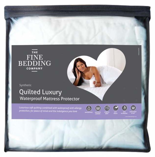 Fine Bedding Quilted Luxury Mattress Protector King