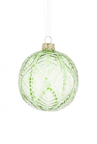 Floralsilk Green Ellen Bauble