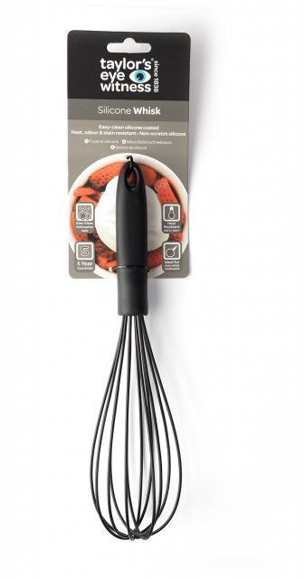 Black Silicone Whisk