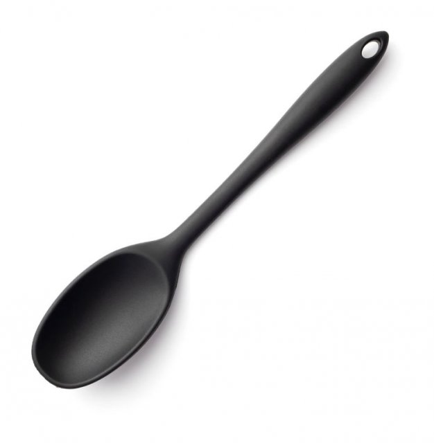 Black Silicone Spoon