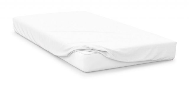 Brushed Cotton Fitted Sheet Super Deep White King