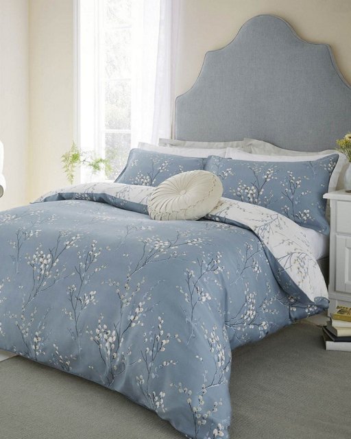 Laura Ashley Pussy Willow Dark Seaspray Bed Set