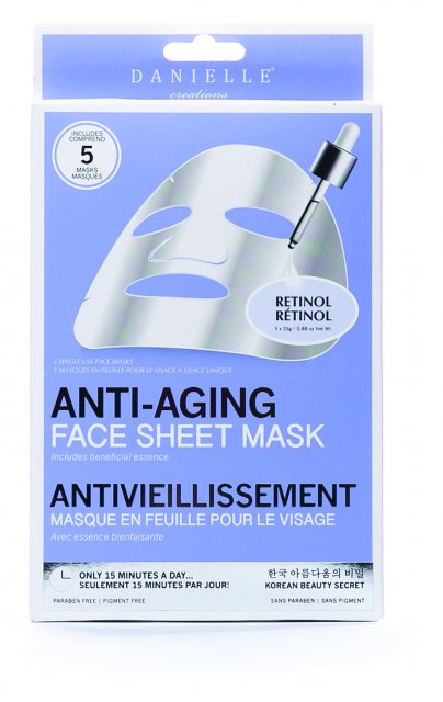 Danielle Retinol Anti-Aging Face Mask 5pk