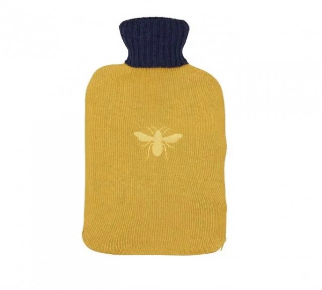 Joules Bee Embroidered Hot Water Bottle