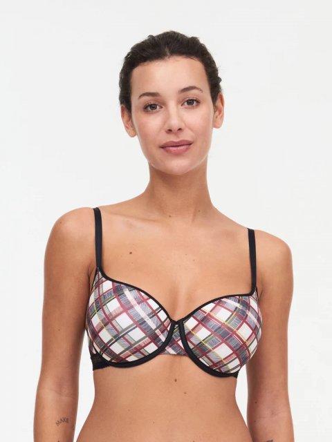 Dream Today Square Print Bra