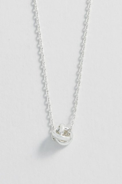 Knot Necklace - Silver Plated