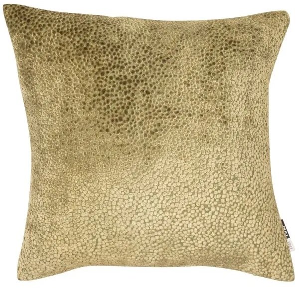 Cut Velvet Dots Olive 43x43