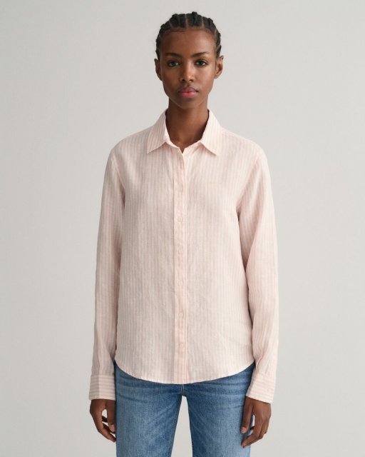 Gant Reg Linen Stripe Shirt