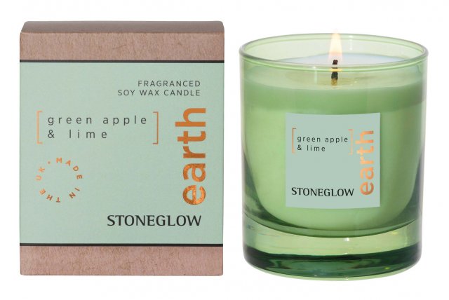 Elements Earth- Green Apple & Lime Tumbler Candle