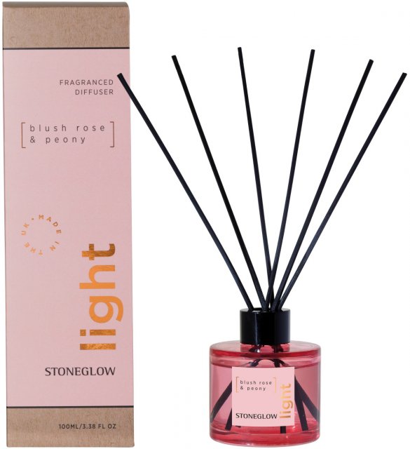 Elements Light-Blush Rose & Peony Reed Diffuser 100ml