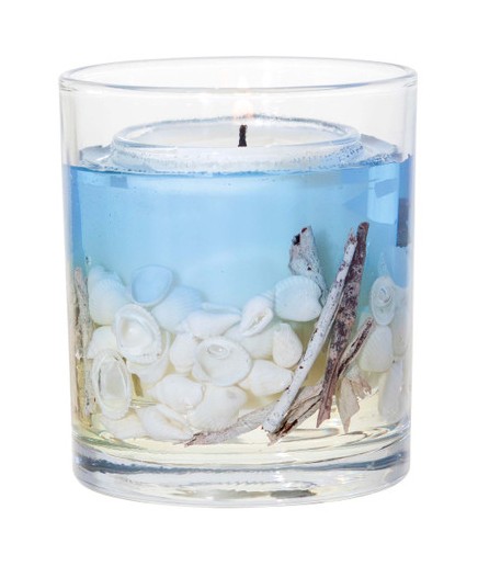Elements Water-Wood Sage & Samphire Botanical Gel Wax Candle
