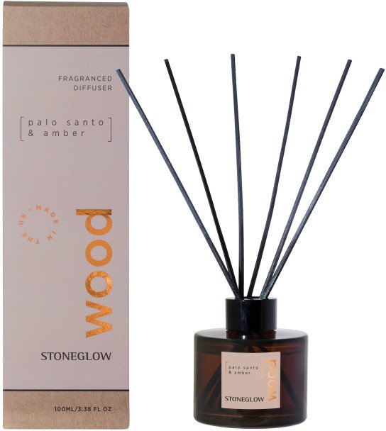 Elements Wood-Palo Santo & Amber Reed Diffuser 100ml