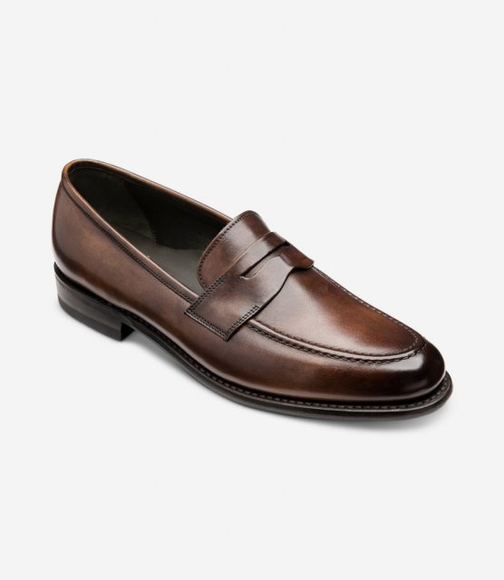 Loake Wiggins Calf Saddle Loafer Shoe