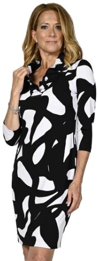 Frank Lyman Dress Black/White