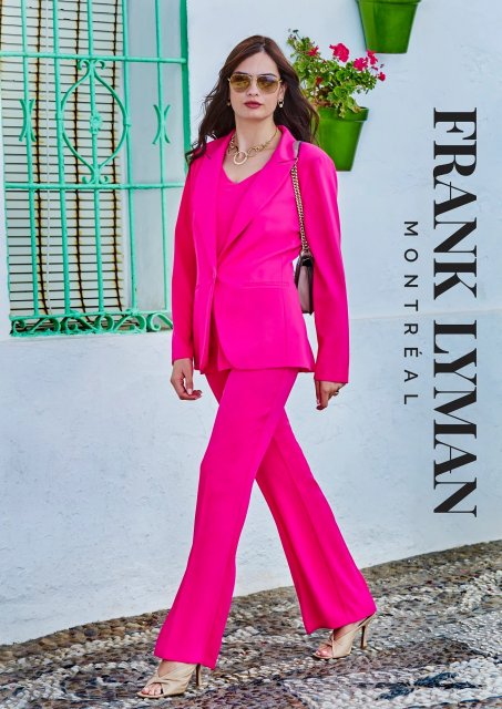 Frank Lyman Jacket Neon Berry