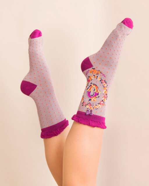 Letter Q Sock